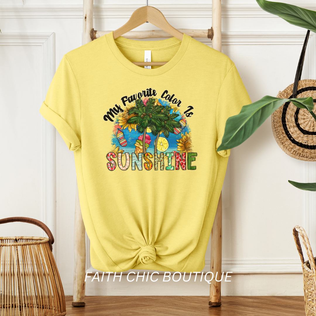 My Favorite Color is Sunshine Tee